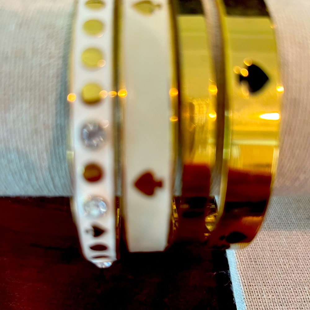 Kate spade bangle bracelets. Selling as a bundle EUC